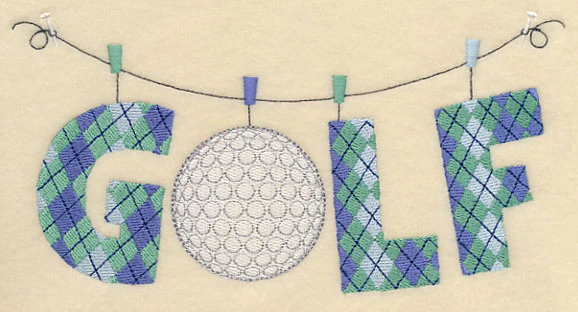 Argyle Golf Clothesline - Image 2