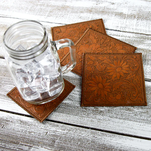 Arizona Poppy Coaster (In-the-Hoop) - Image 4