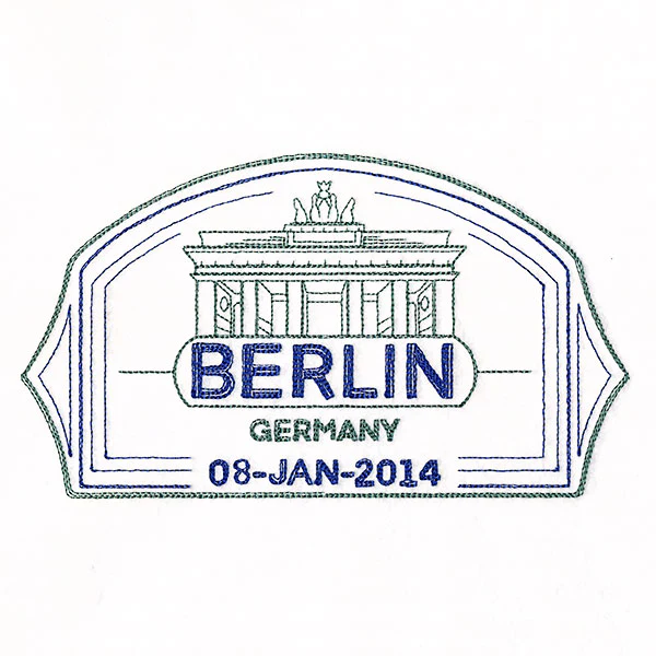Around the World - Berlin Stamp - Image 11