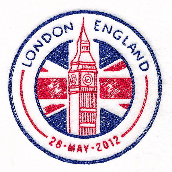 Around the World - London Stamp - Image 8