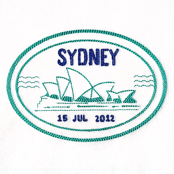 Around the World - Sydney Stamp - Image 7