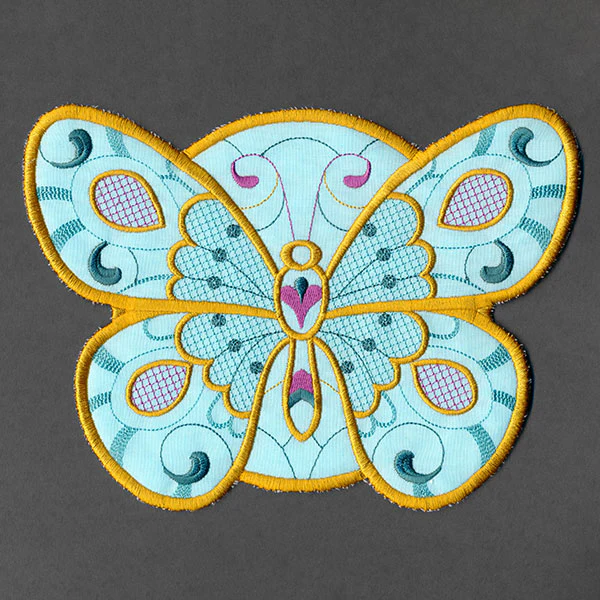 Art Deco Butterfly Trivet (In-the-Hoop) - Image 8