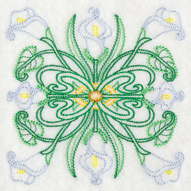 Art Deco Calla Lily - Square (Vintage) - Image 4
