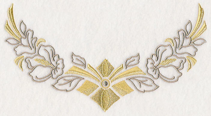 Art Deco Floral Neckline (Crewneck) - Image 4