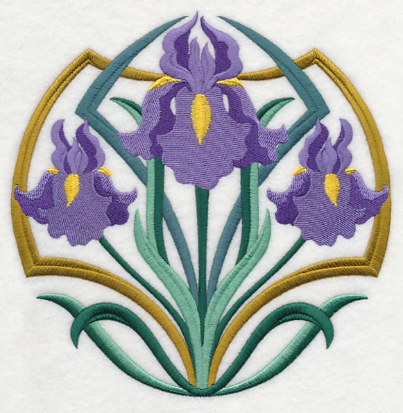 Art Deco Iris - Circle - Image 6