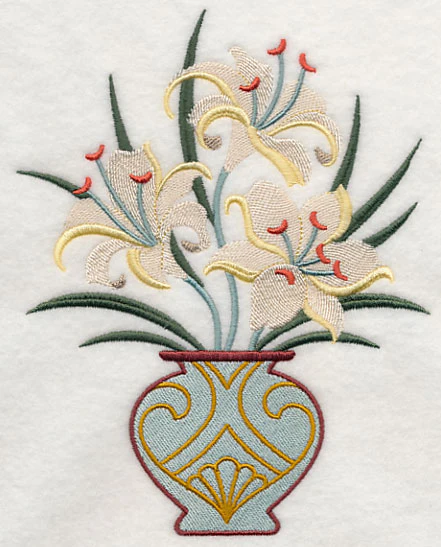 Art Deco Lily Bouquet - Image 3