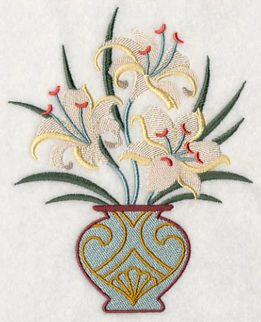 Art Deco Lily Bouquet - Image 4