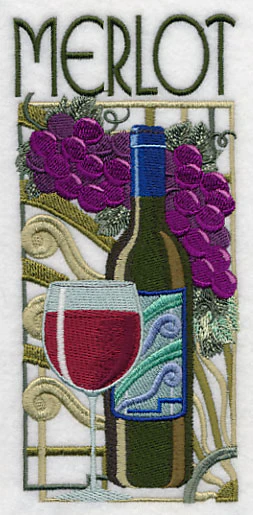 Art Deco Merlot - Image 3