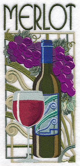 Art Deco Merlot - Image 4
