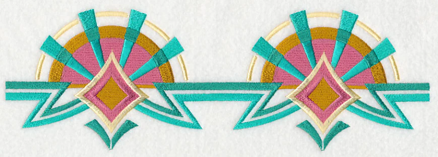 Art Deco Sunburst Border - Image 6
