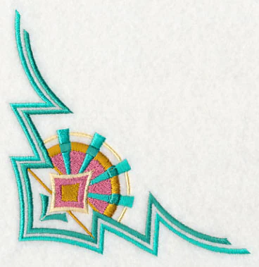 Art Deco Sunburst Corner - Image 2