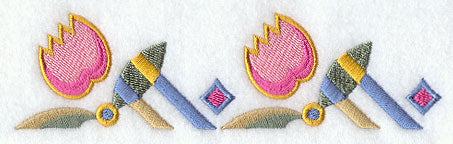 Art Deco Tulip Border - Image 2