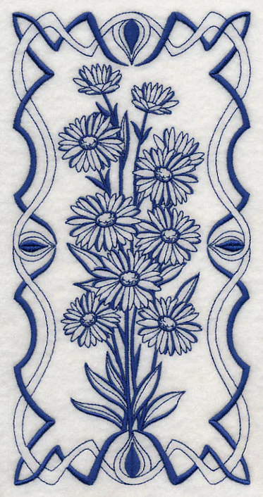 Art Nouveau Aster (Bluework) - Image 2