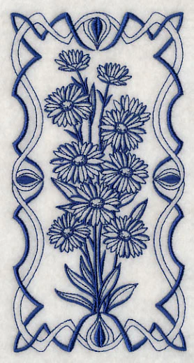 Art Nouveau Aster (Bluework) - Image 4