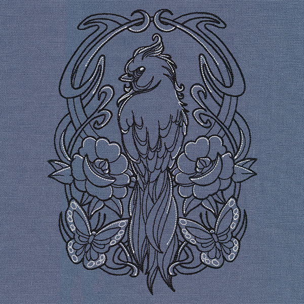 Art Nouveau Bird Feature - Image 4