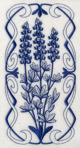 Art Nouveau Bluebonnet (Bluework) - Image 3
