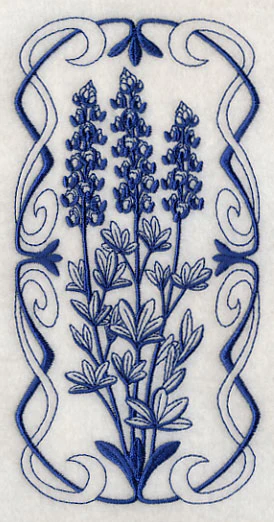 Art Nouveau Bluebonnet (Bluework) - Image 4