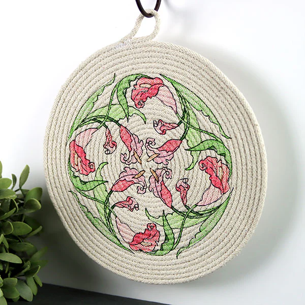 Art Nouveau Calla Lily Circle - Image 9