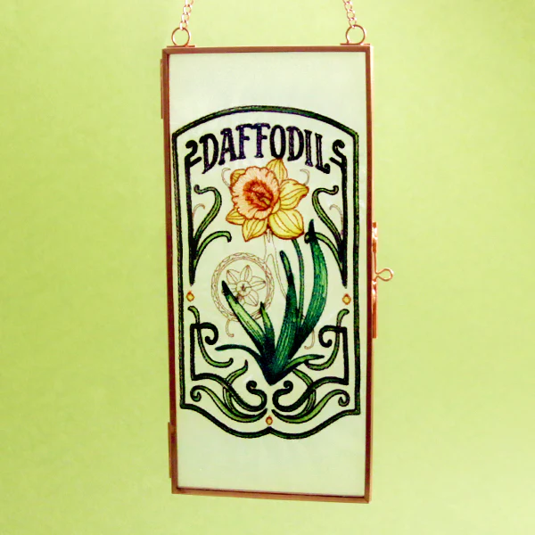 Art Nouveau Daffodil Sign - Image 5