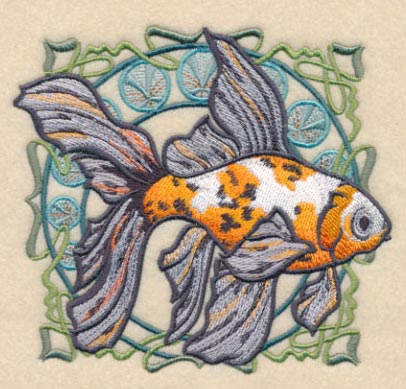 Art Nouveau Goldfish - Image 3