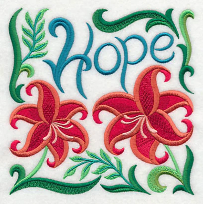 Art Nouveau Hope with Scarlet Lily - Image 4