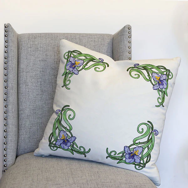 Art Nouveau Iris Corner - Image 8