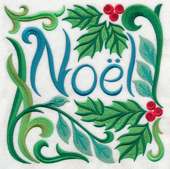 Art Nouveau Noel with Holly - Image 6