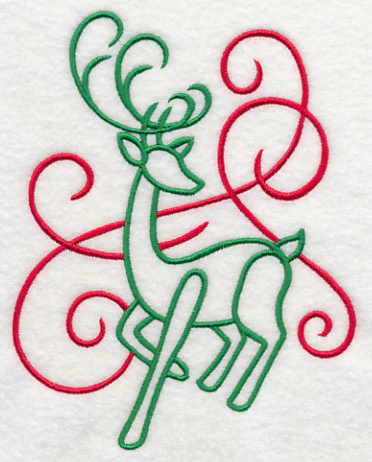 Art Nouveau Reindeer - Image 2