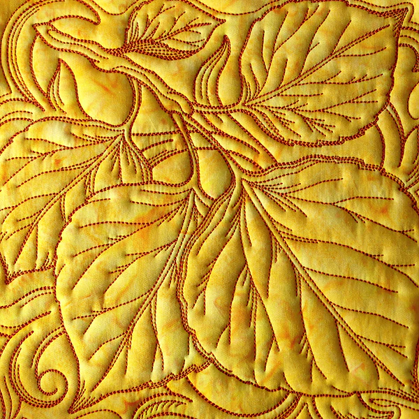 Aspen Leaves in Autumn Square - Image 2