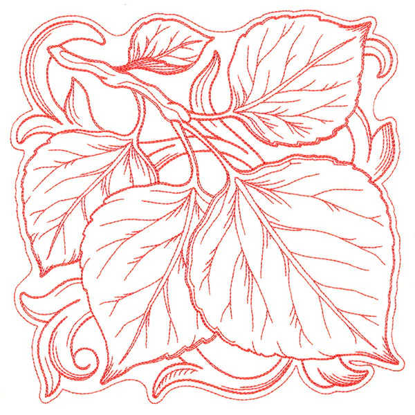 Aspen Leaves in Autumn Square - Image 3