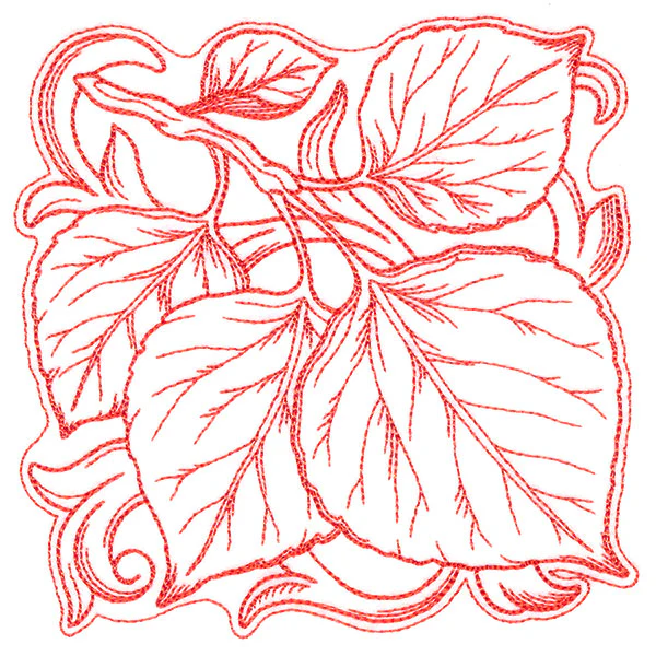 Aspen Leaves in Autumn Square - Image 7