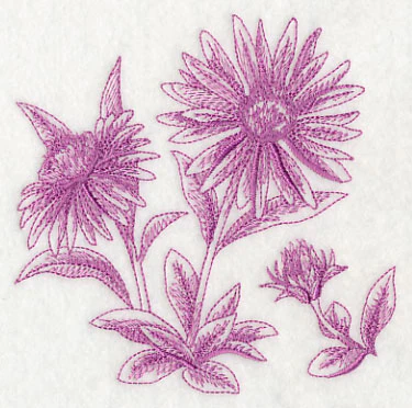 Aster Botanical (Toile) - Image 4