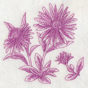 Aster Botanical (Toile) - Image 5