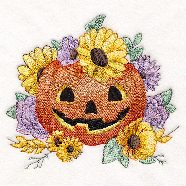 Asters and Black-eyed Susans Jack o' Lantern - Image 3