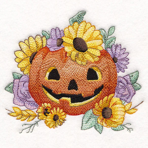 Asters and Black-eyed Susans Jack o' Lantern - Image 5