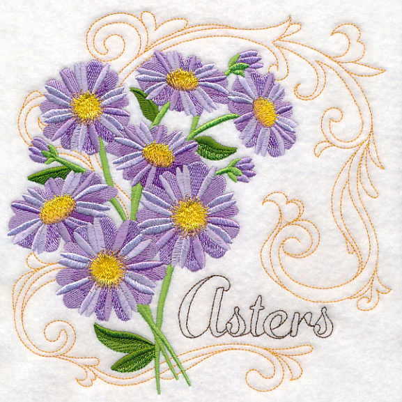 Asters with Flourish - Image 6