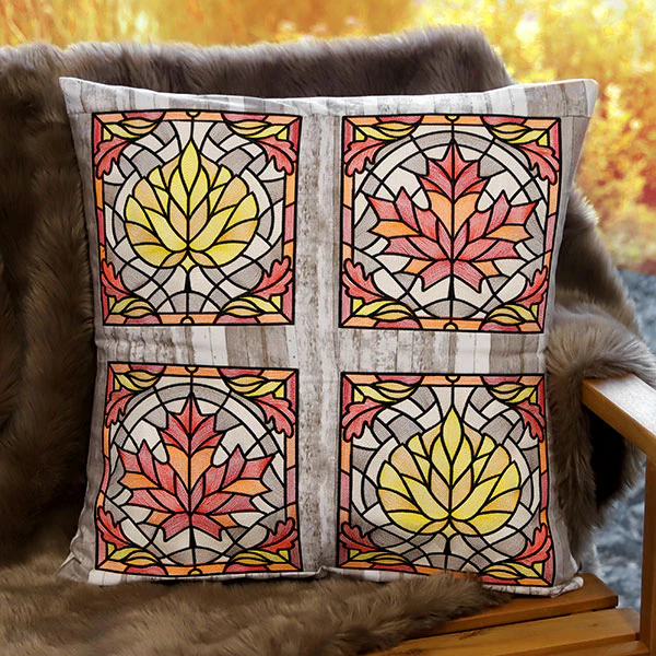 Autumn Accents Stained Glass - Maple Leaf - Image 2