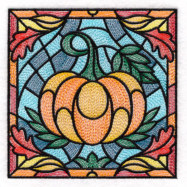 Autumn Accents Stained Glass - Pumpkin - Image 4