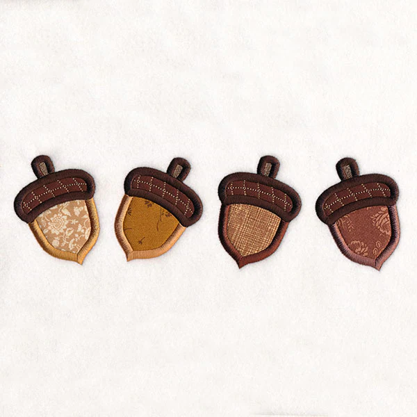 Autumn Acorn Border (Applique) - Image 10