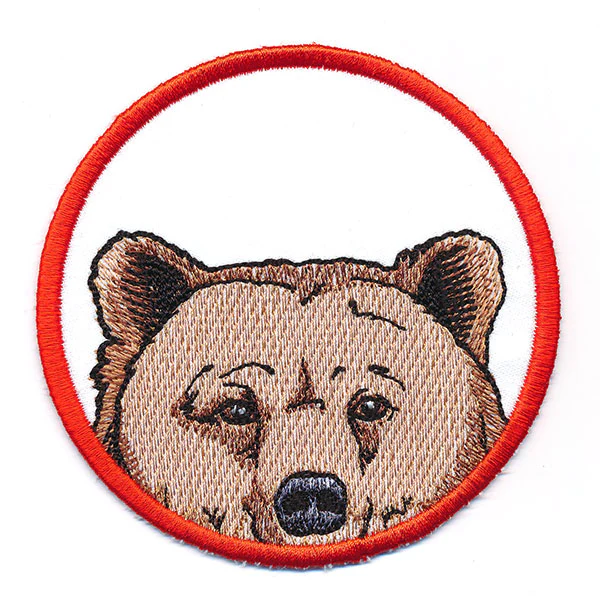Autumn Animals Coasters - Bear (In-the-Hoop) - Image 3