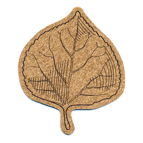 Autumn Aspen Leaf Coaster (In-the-Hoop) - Image 4