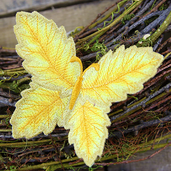 Autumn Birch Leaf Butterfly (In-the-Hoop) - Image 3