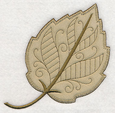Autumn Birch Leaf (Heirloom Applique) - Image 3