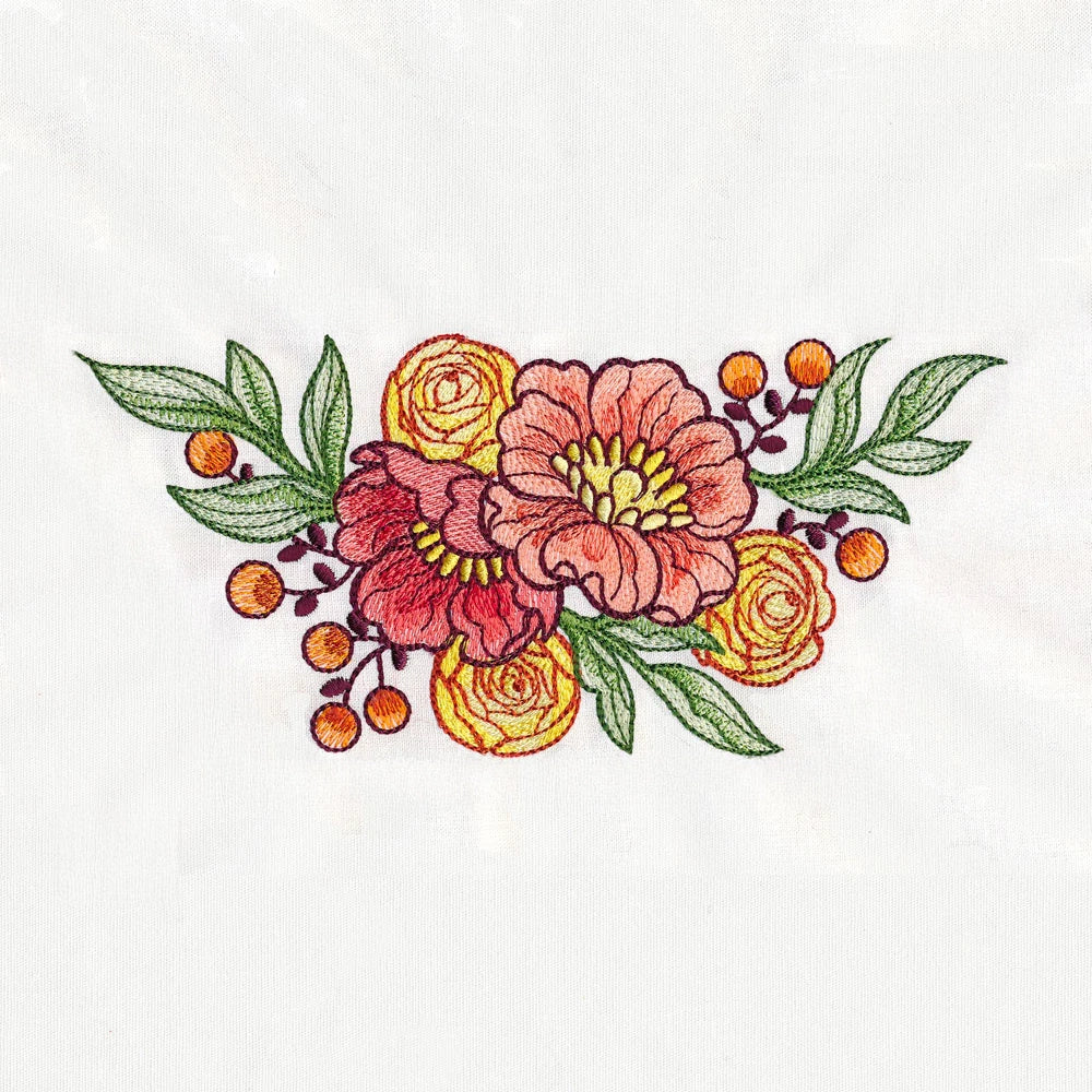 Autumn Blooms Hexagon Pocket Potholder - Image 5