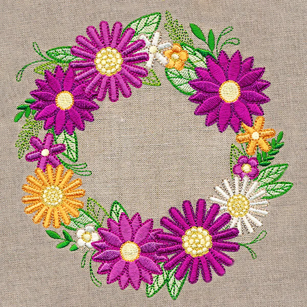Autumn Blossoms Wreath - Image 3