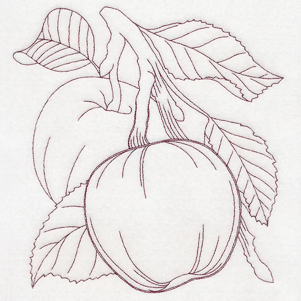 Autumn Bounty Quilting Square - Apples (Double Run) - Image 6