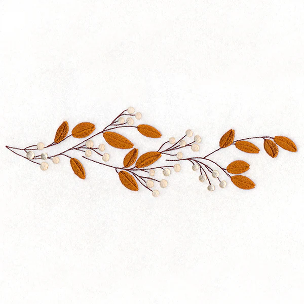 Autumn Branches and Berries Border - Image 2