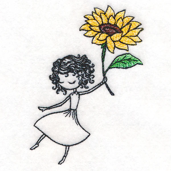 Autumn Breeze Beauty with Sunflower - Image 3