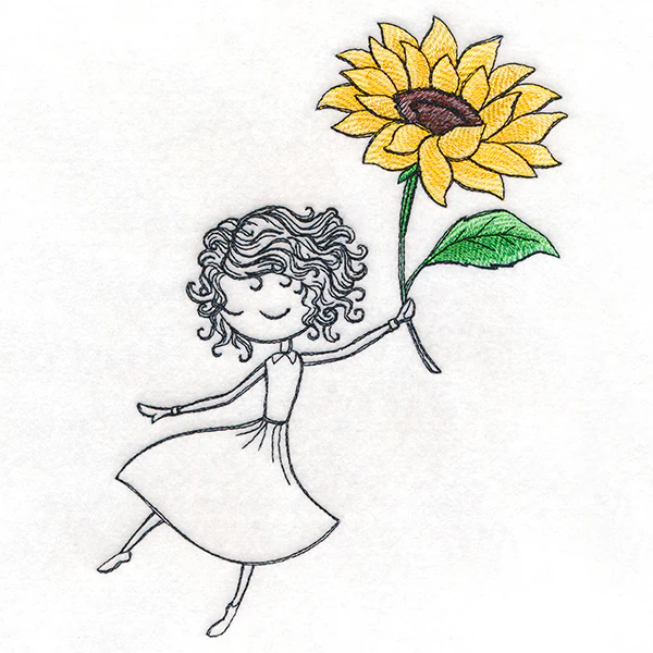 Autumn Breeze Beauty with Sunflower - Image 4