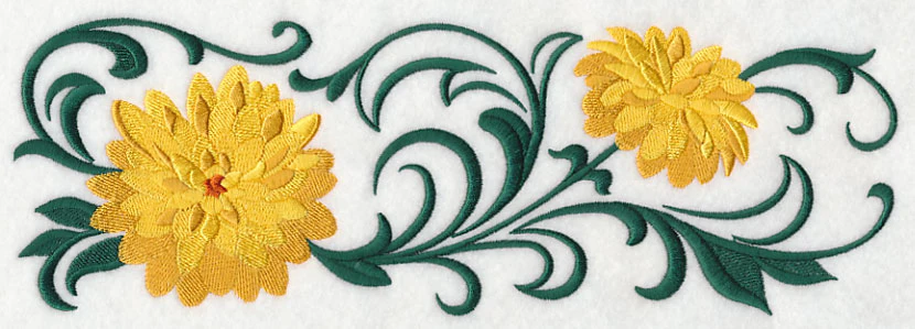 Autumn Chrysanthemum Border - Image 6